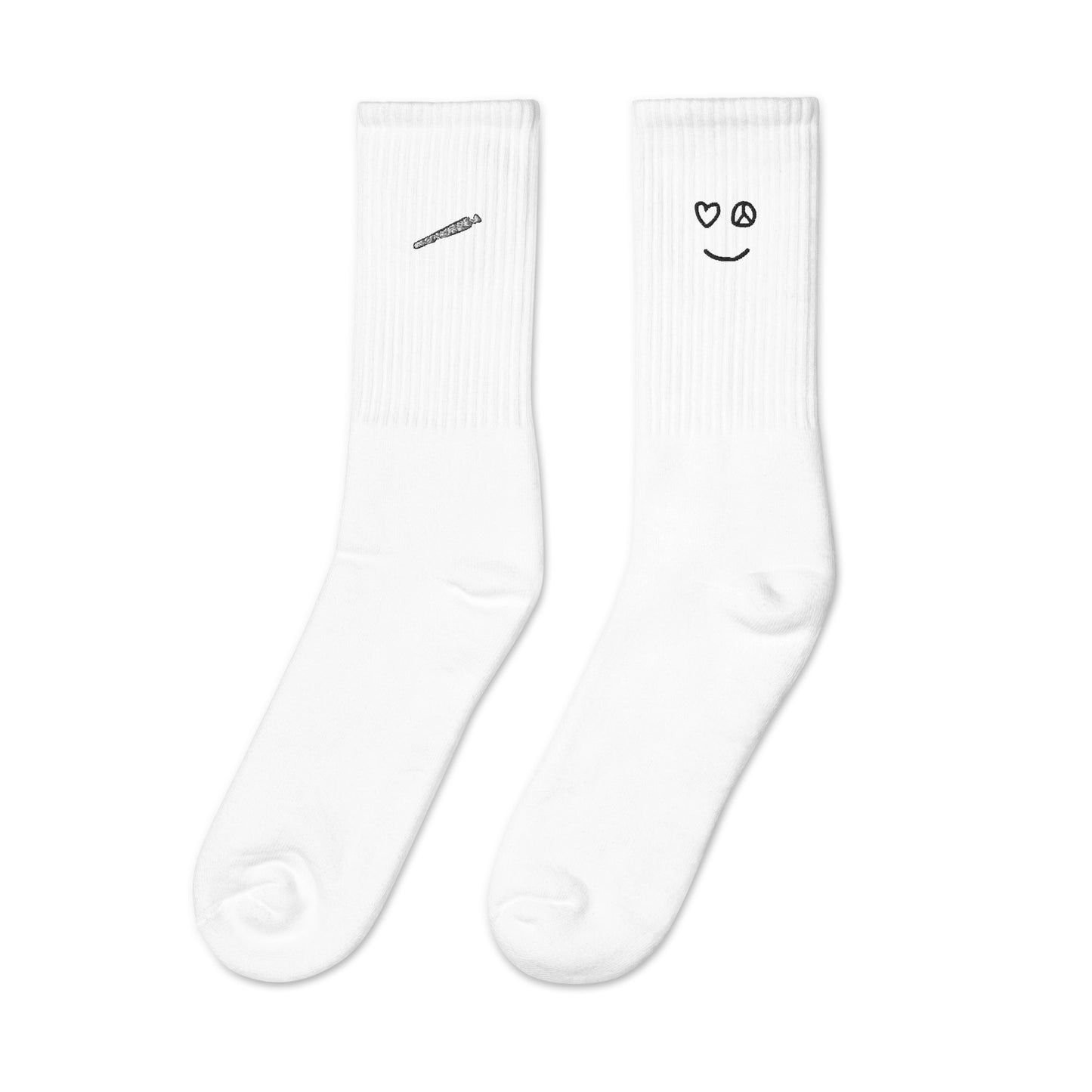 STARSEEDER ORIGINAL | Brother_Zimms "Hi" - Organic Embroidered Socks