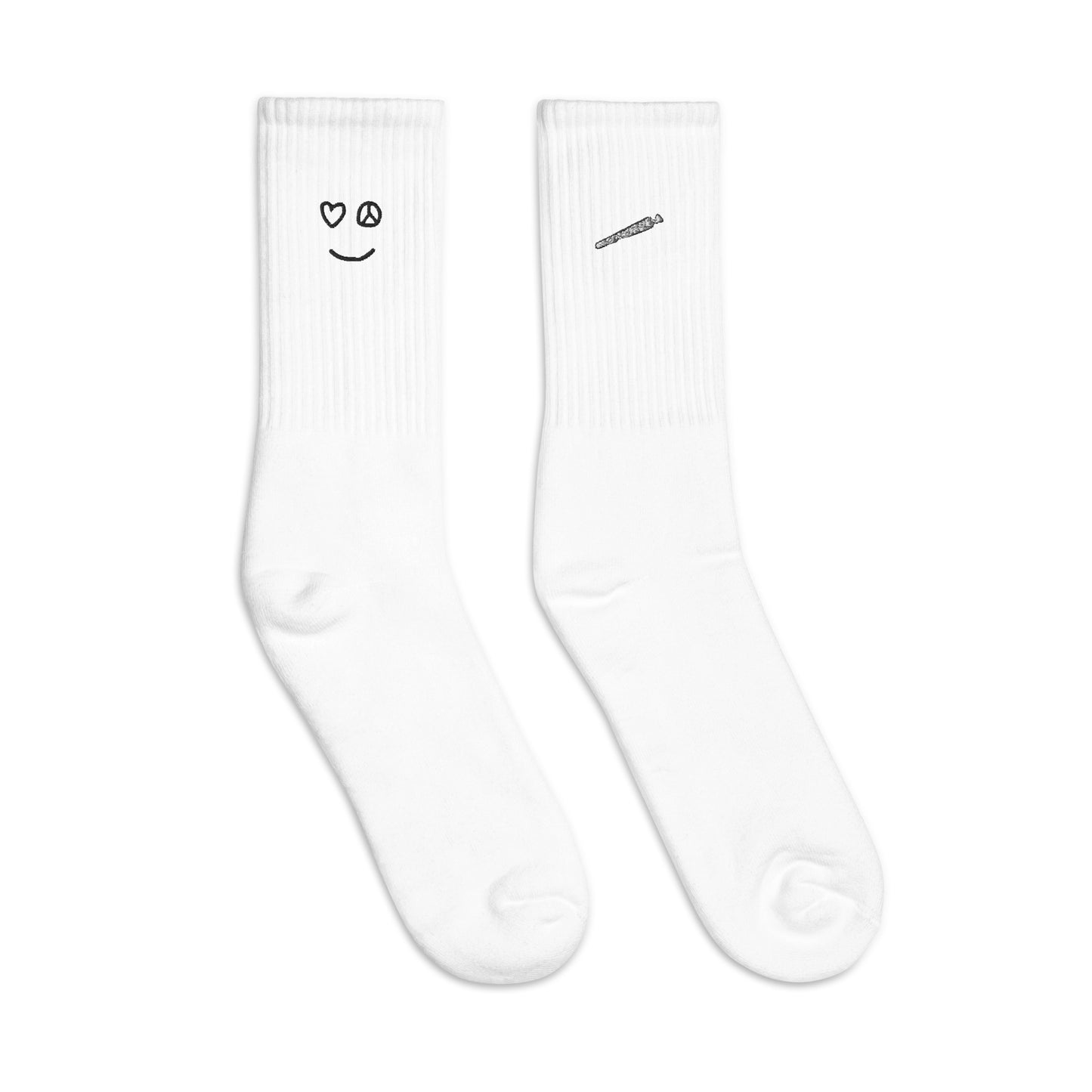 STARSEEDER ORIGINAL | Brother_Zimms "Hi" - Organic Embroidered Socks