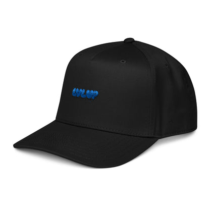 StarSeeder LVL UP embroidered 5-panel mid-profile hat in Black