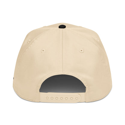 StarSeeder Pray For Me embroidered 5-panel mid-profile hat in Black/Natural
