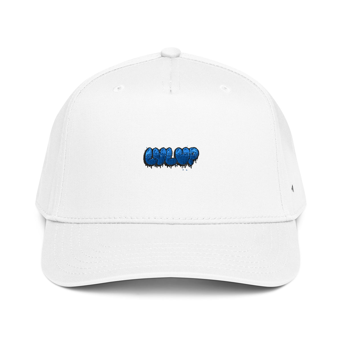 StarSeeder LVL UP embroidered 5-panel mid-profile hat in White