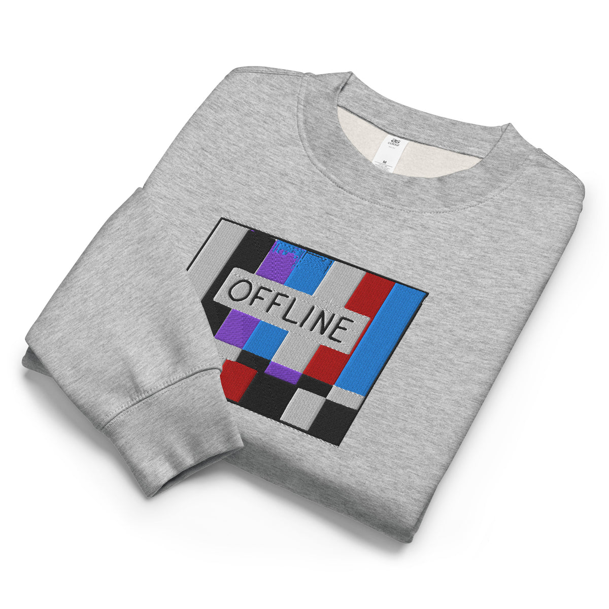 SS GRs 1.0.0 crewneck sweatshirt in athletic heather, front view