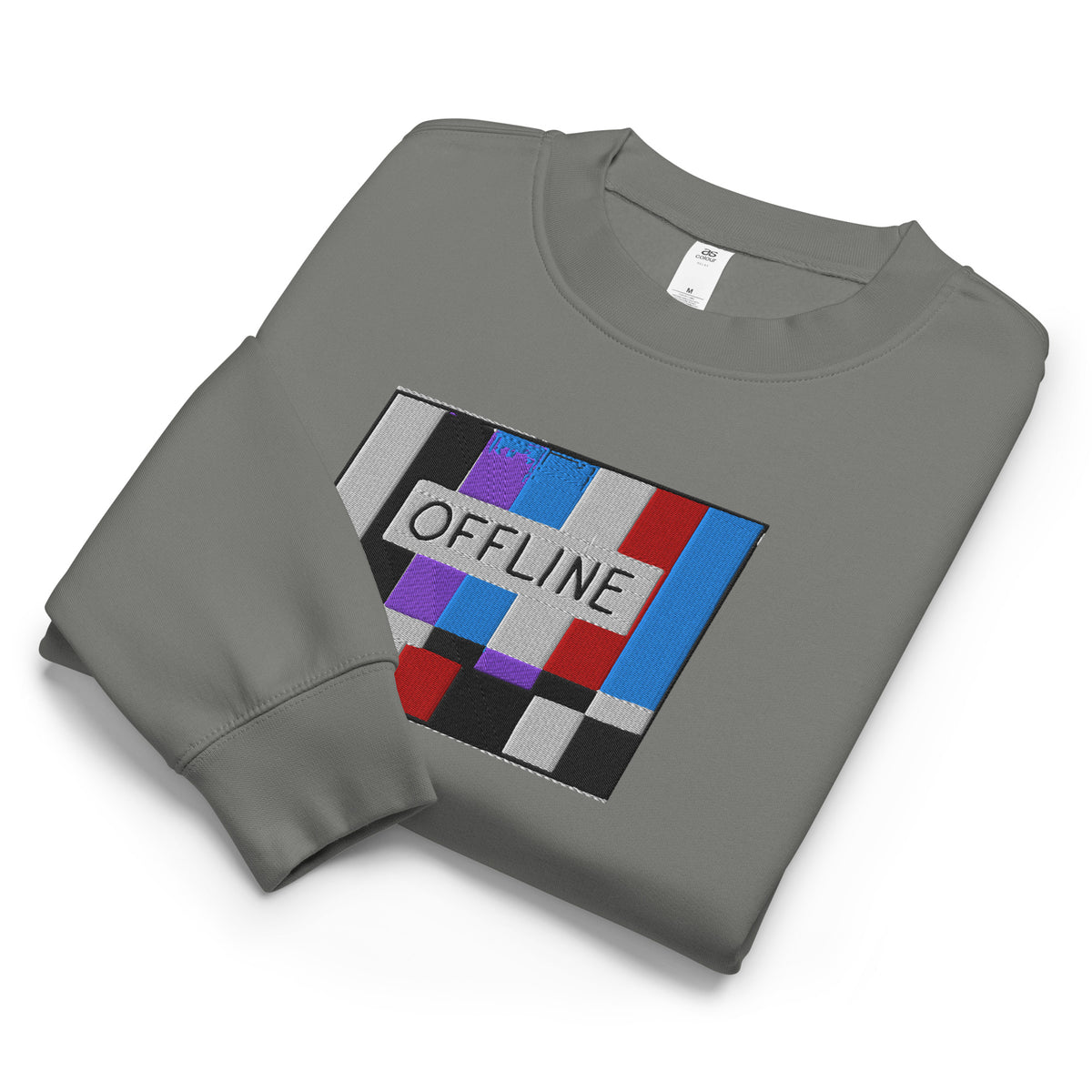 SS GRs 1.0.0 crewneck sweatshirt in shadow, front view